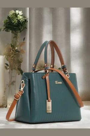 EXOTIC Textured PU Structured Handheld Bag with Tasselled