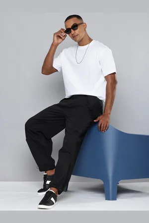 Aeropostale Men Pure Cotton Baggy Fit Trousers