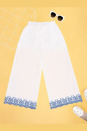 Pantaloons Girls Floral Trousers