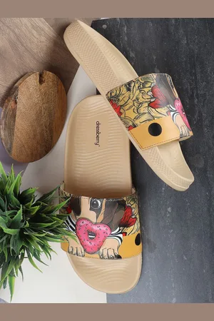 DressBerry Women Printed Sliders