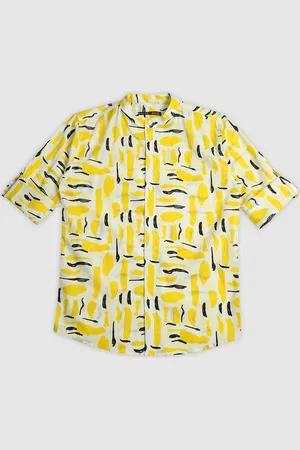 CAVIO Boys Comfort Opaque Printed Casual Shirt
