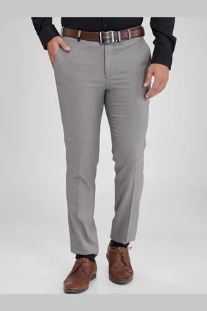 Park Avenue Men Mid-Rise Slim Fit Formal Trousers