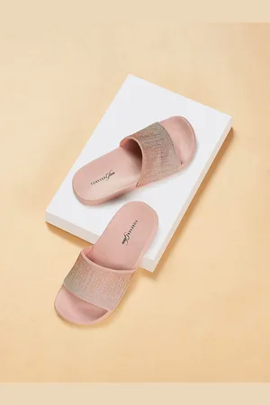 Pantaloons Women Embellished Open Toe Flats
