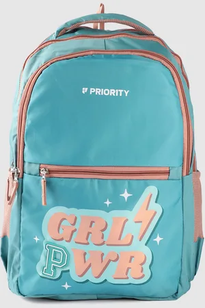 Priority Girls Typography Printed Laptop Backpack-38L