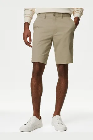 Marks & Spencer Men Mid-Rise Cotton Chino Shorts