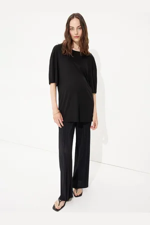 H&M Women MAMA Before & After Pliss Trousers
