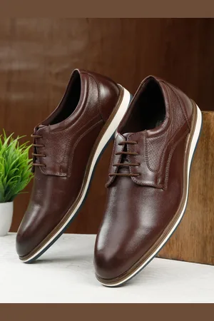 Teakwood Leathers Genuine Leather Semi-Formal Oxfords Shoes