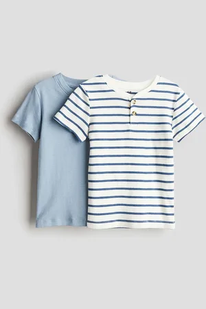 H&M Boys 2-Pack Henley T-shirts