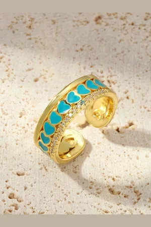 Salty Stones Studded Tint Tango Adjustable Finger Ring