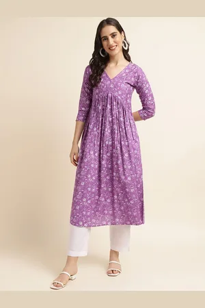 Fabclub Ethnic Motifs Printed Empire Anarkali Kurta
