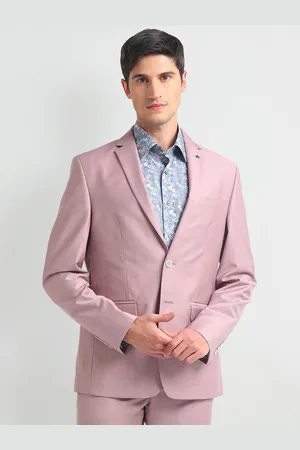 Arrow Notched Lapel Collar Single-Breasted 2-Piece Formal Suit