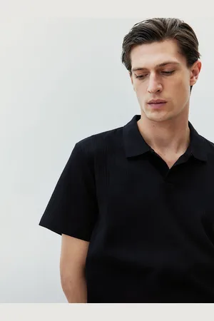 H&M Textured Polo Tshirts