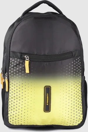 Priority Unisex Geometric Printed Backpack-27L