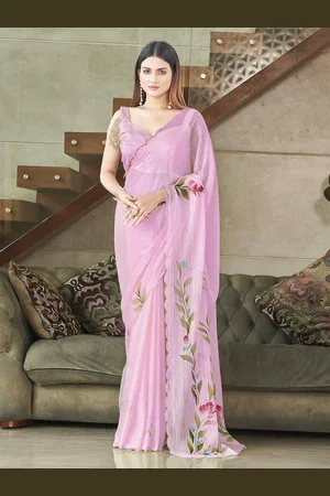 Tikhi Imli Floral Embellished Sequinned Saree