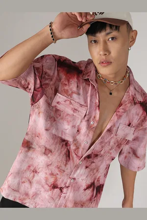 Campus Comfort Tie-Dye Utility Oversized Shirt