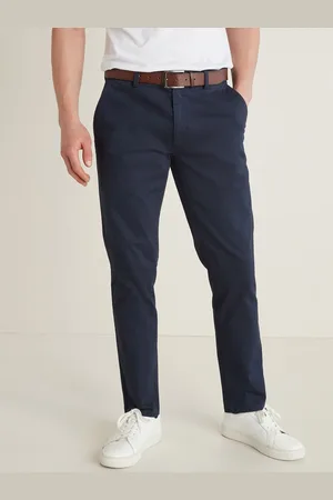 Next Men Smart Casual Trousers With Belt