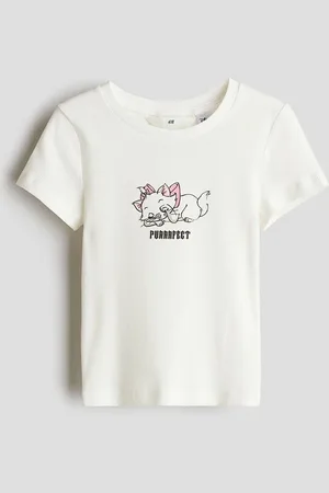 H&M Girls Printed T-shirt