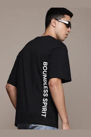 Roadster The Lifestyle Co. Men Printed Relaxed Fit Pure Cotton T-shirt