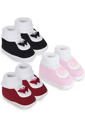BAESD Kids Set Of 3 Cotton Booties