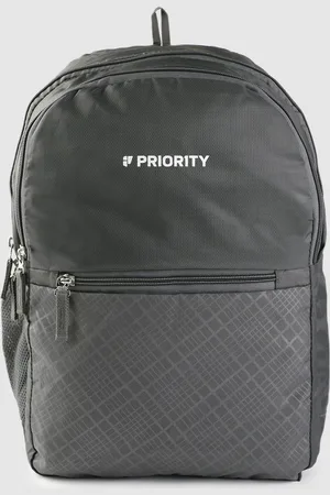Priority Unisex Stripe Printed Backpack-27L