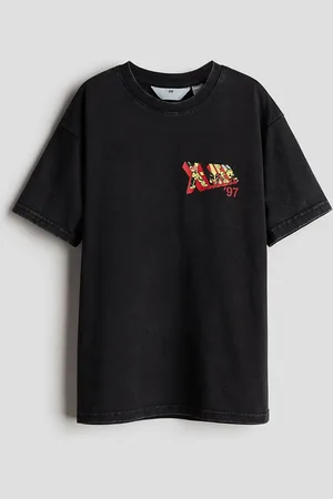 H&M Boys Printed Loose Fit T-Shirts