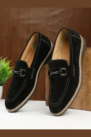 Teakwood Leathers Men Suede Loafers