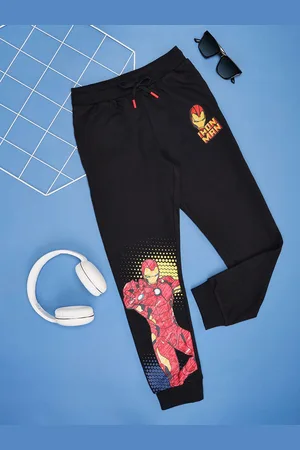 Pantaloons Boys Printed Pure Cotton Mid-Rise Jogger