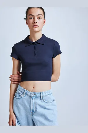H&M Ribbed Polo Shirt