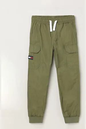 Tommy Hilfiger Boys Mid-Rise Cargos Joggers
