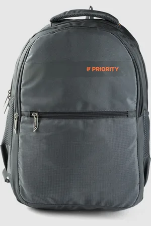 Priority Unisex Brand Logo Printed Laptop Backpack- 42 L