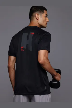 HRX Brand Logo Printed Training T-shirt