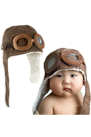 Babymoon Infants Aviator Crochet Woollen Beanie Cap