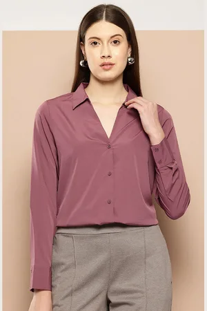 Invictus Women Solid Semiformal Shirt