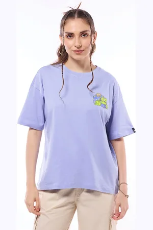 Bewakoof Women Graphic Minions Printed Cotton Oversized T-shirt