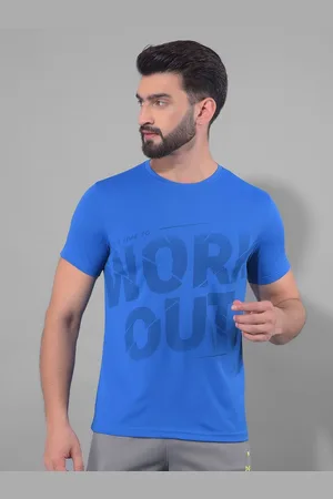 Force NXT Men Anti Odour Typography Printed Round Neck Training or Gym T-shirt