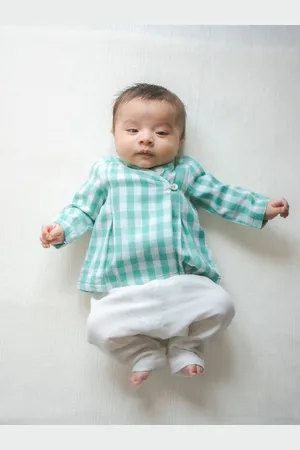 Tiber Taber Boys Checked Top with Pyjamas