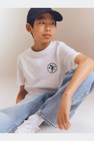 H&M Boys Motif-Detail Cotton T-Shirt