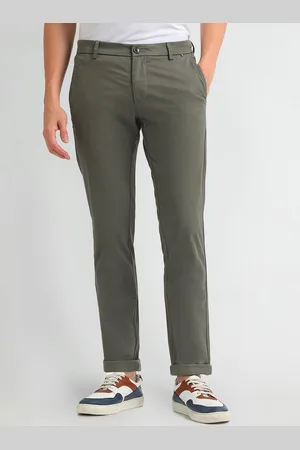 Arrow Men Smart Slim Fit Mid-Rise Chino Trouser