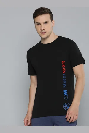 PUMA BMW M Brand Logo Printed Pure Cotton T-shirt