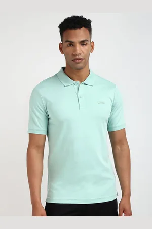 Calvin Klein Men Solid Polo Collar Cotton T-shirt