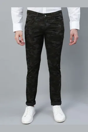 CANTABIL Men Cotton Camouflage Printed Comfort Trousers