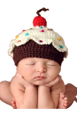 Babymoon Kids Self Design Woollen Beanie