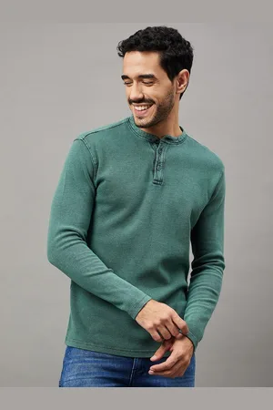 Club York Men Henley Neck Pockets T-shirt