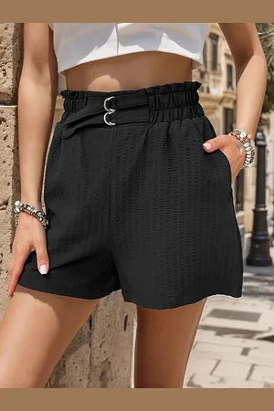 LULU & SKY Women Loose Fit High-Rise Shorts
