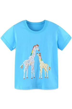 Stylecast Girls Animal Printed Round Neck T-shirt