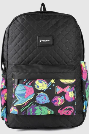 Priority Boys Marvel Printed College Backpack With Applique Detail