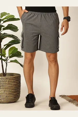 Mast & Harbour Men Solid Outdoor Regular fit Mid-Rise Regular Shorts
