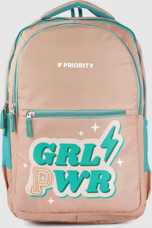 Priority Girls Typography Printed Laptop Backpack-38L