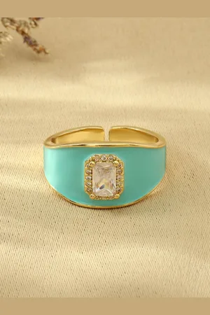 Salty Stone Studded Finger Ring