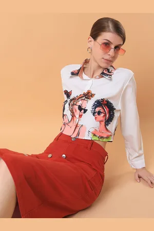 SHOWOFF Women Relaxed Boxy Floral Opaque Printed Casual Shirt